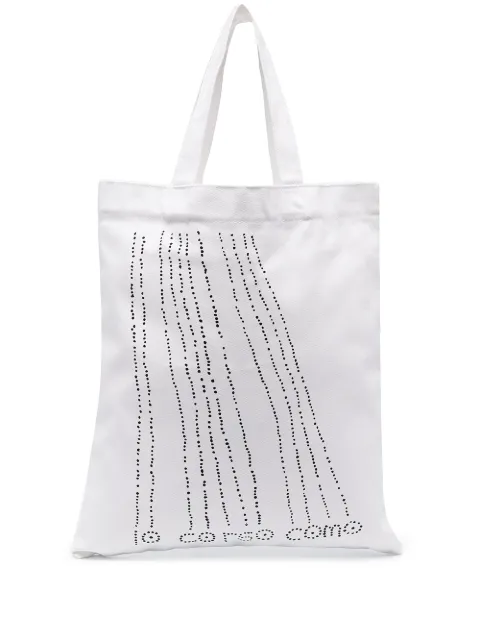 10 CORSO COMO graphic-print tote bag White CCSHMW003