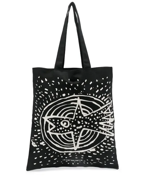 10 CORSO COMO graphic print tote bag Black CCSH68