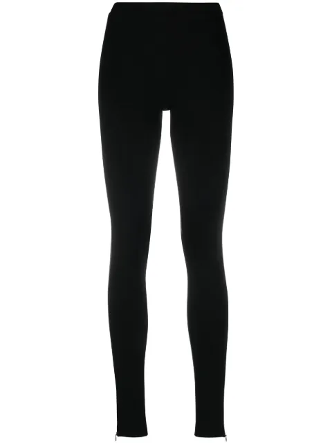 TOTEME zip leggings Black 211238774200