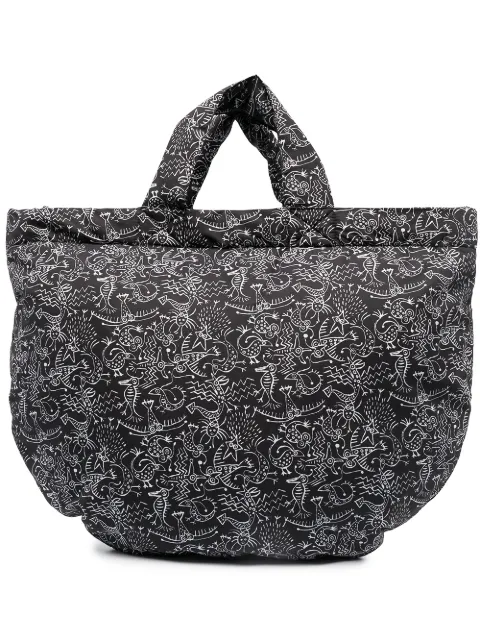 10 CORSO COMO printed tote bag Black CCSH102002