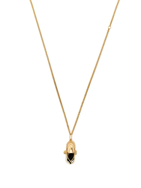 Capsule Eleven Capsule Crystal pendant necklace Gold C11N1GBTMCAPSULECRYSTALPENDANTGOLDBLACKTOURMALINE