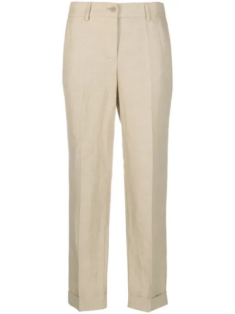 P.A.R.O.S.H. slim-fit tailored trousers Neutrals RAISAD231021
