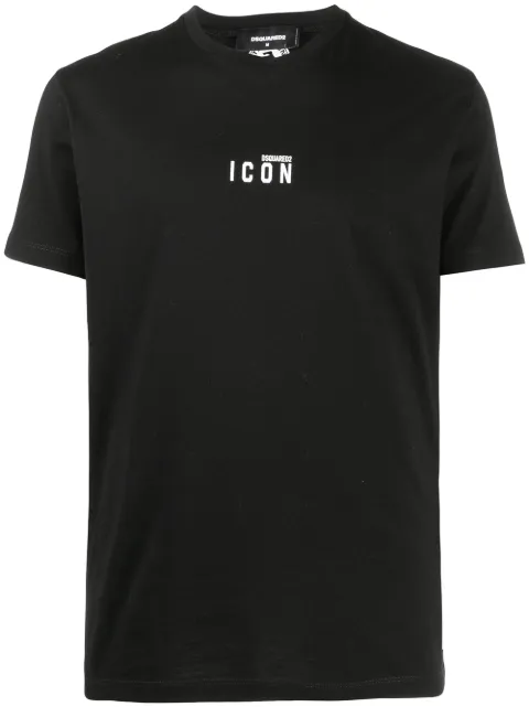 DSQUARED2 logo-print T-shirt Black S79GC0010S23009