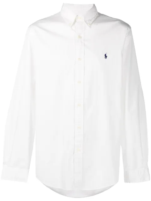 Polo Ralph Lauren embroidered logo shirt White 710795235008