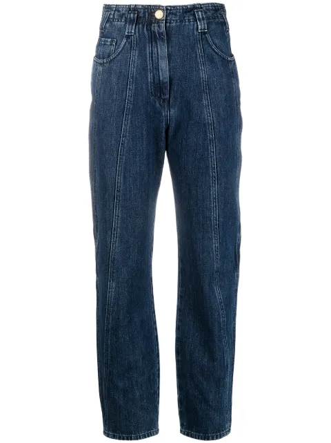 Alberta Ferretti high-rise straight jeans Blue AEF211U03141678