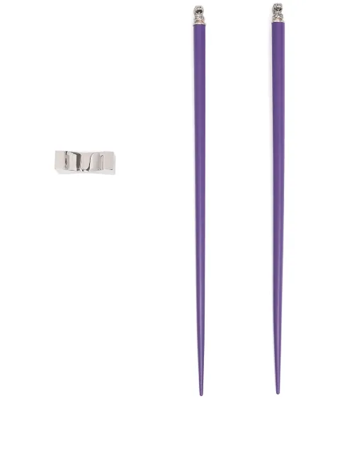 Shanghai Tang Year of the Dragon Chinese Zodiac chopsticks Purple A6AHB141PU