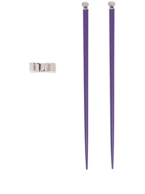 Shanghai Tang Year of the Dog Chinese Zodiac chopsticks Purple A6AHB147PU