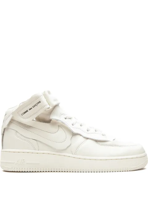 Nike x Comme Des Garçon Air Force 1 Mid "White" sneakers White DC3601