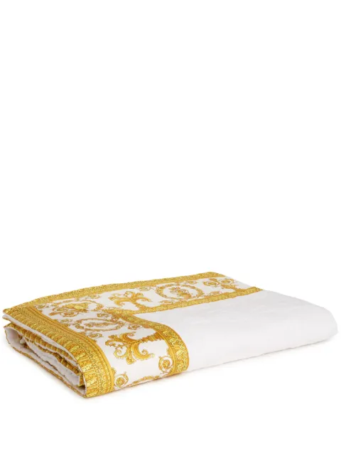 Versace I Love Baroque beach towel White ZTO191401ZCOSP052