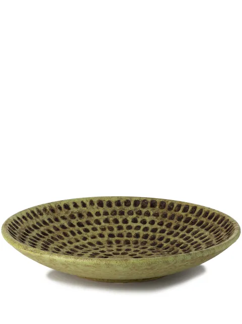Nuove Forme textured ceramic bowl Green ABA14