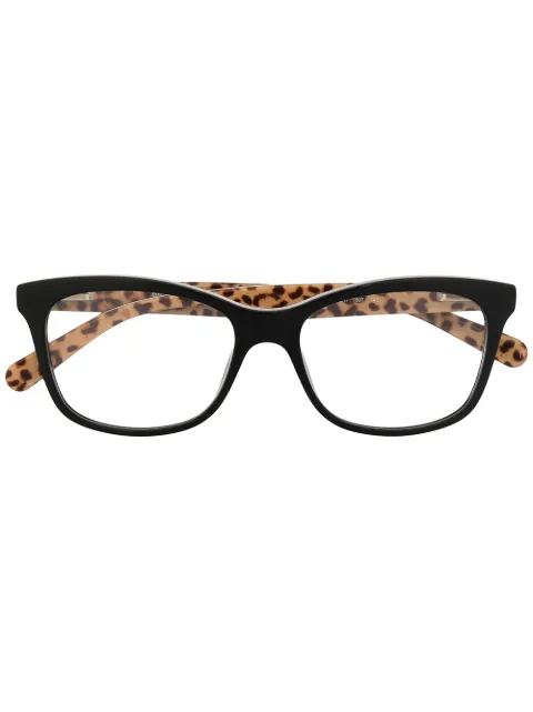 Love Moschino square-framed glasses Black MOL51780752