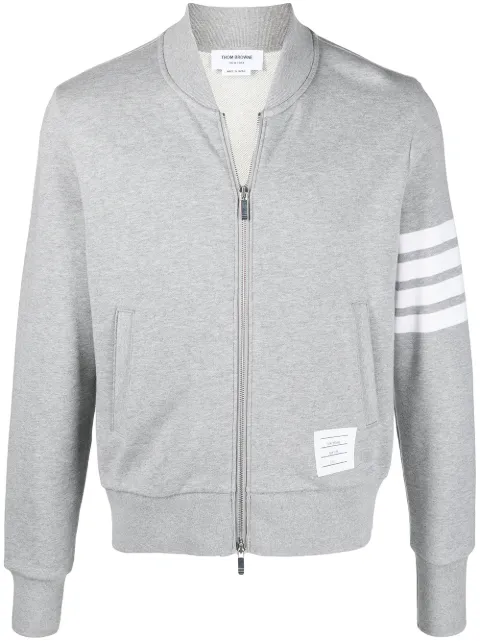 Thom Browne 4-Bar motif performance jacket Grey MJT280A00535