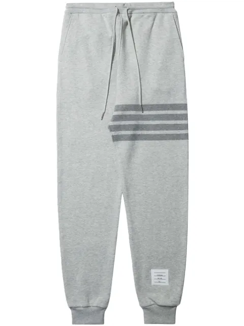 Thom Browne 4-Bar stripe cotton track pants Grey MJQ008P06910