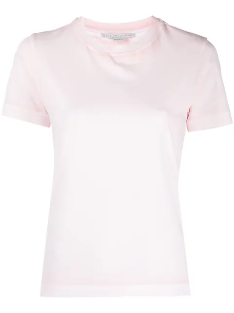 Stella McCartney 2001 logo-print faded T-shirt Pink 602907SOW56