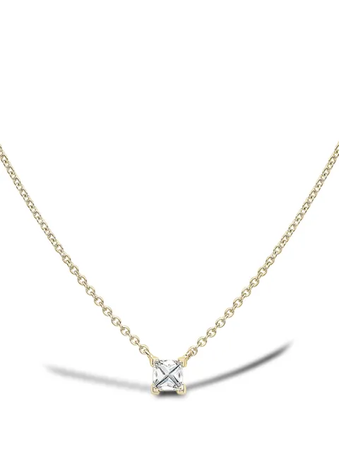 Pragnell 18kt yellow gold RockChic diamond solitaire necklace Gold F0562