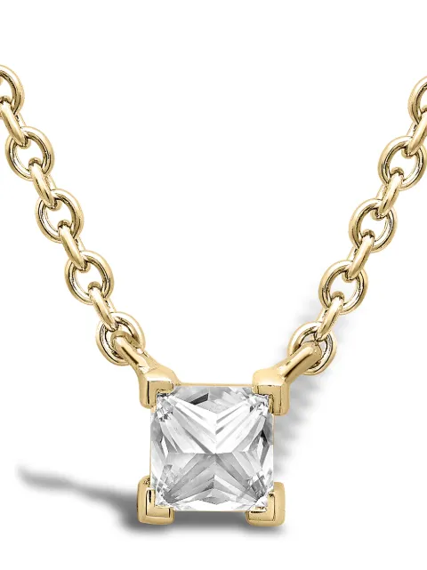 Pragnell 18kt yellow gold RockChicdDiamond solitaire pendant necklace Gold F0559