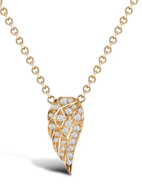 Pragnell 18kt rose gold brilliant cut diamond Tiara pendant Pink AC0039