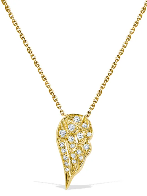 Pragnell 18kt yellow gold brilliant cut diamond Tiara pendant Gold AC0014
