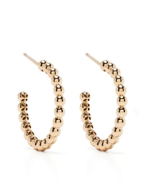 Pragnell 18kt yellow gold Bohemia plain large hoop earrings Gold CR1439