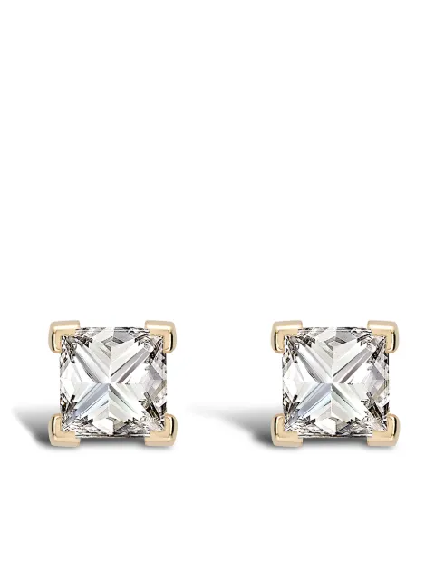 Pragnell 18kt yellow gold RockChic diamond solitaire earrings Gold F0528
