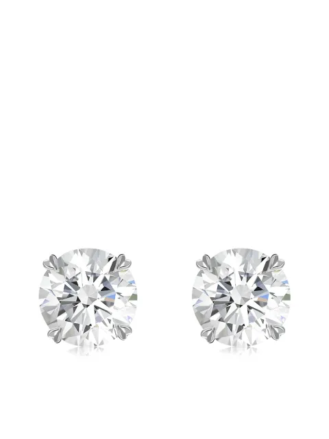 Pragnell 18kt white gold diamond Windsor stud earrings Silver CR1113