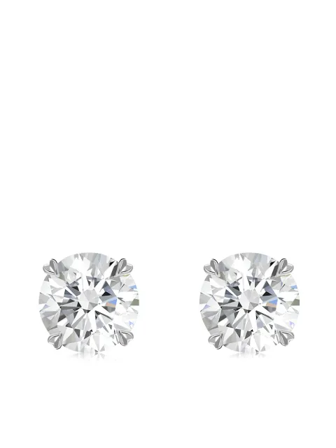 Pragnell 18kt white gold diamond Windsor stud earrings Silver CR1112