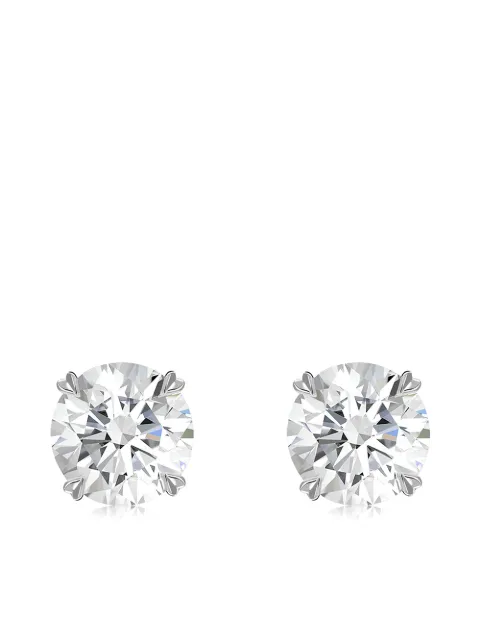 Pragnell 18kt white gold diamond Windsor stud earrings Silver CR1111