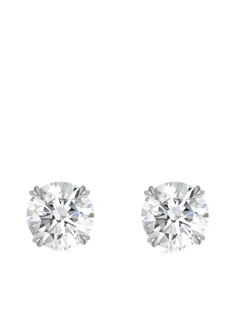Pragnell 18kt white gold diamond Windsor stud earrings Silver CR1110