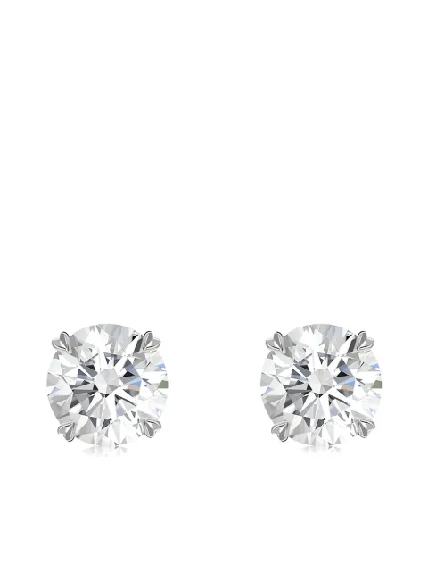 Pragnell 18kt white gold diamond Windsor stud earrings Silver CR1109