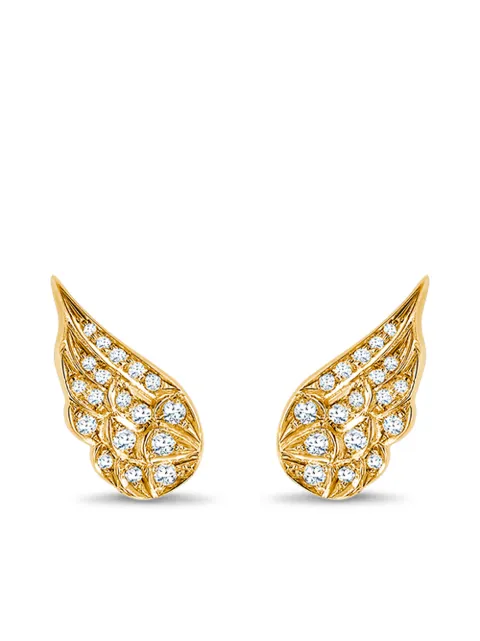 Pragnell 18kt yellow gold diamond Tiara earrings Gold AC0005