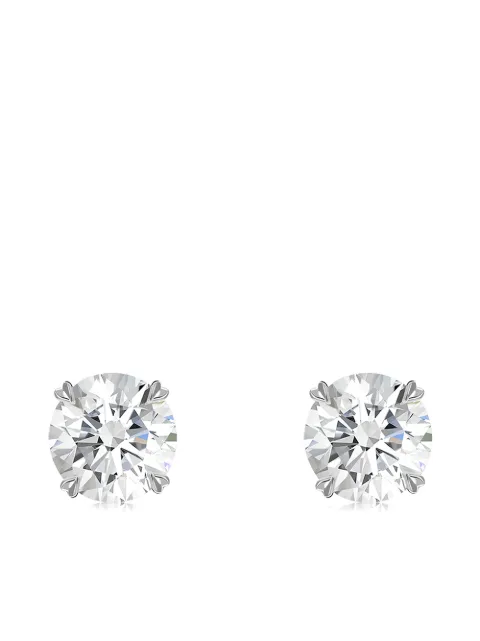 Pragnell 18kt white gold Windsor diamond studs Silver CR1105