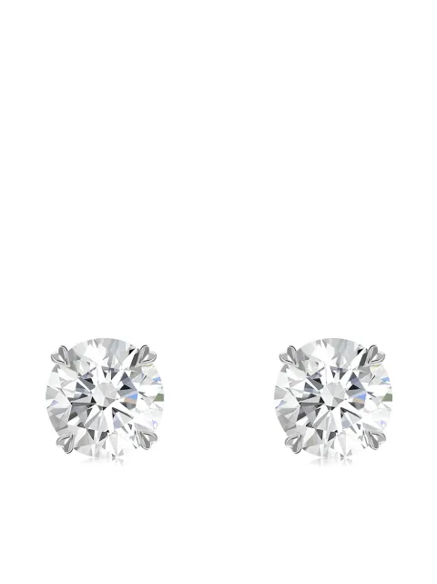 Pragnell 18kt white gold Windsor diamond studs Silver CR1106