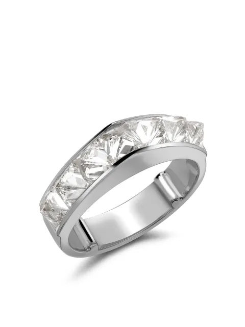 Pragnell 18kt white gold RockChic peaked diamond ring Silver F0521