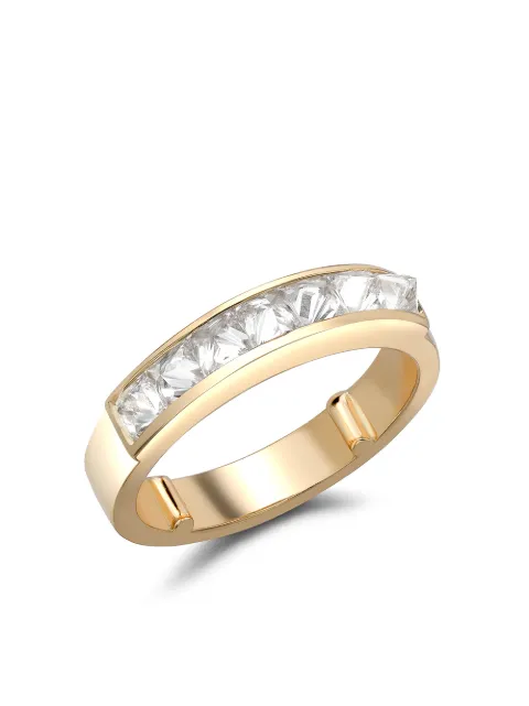 Pragnell 18kt yellow gold RockChic domed diamond ring Gold F0490