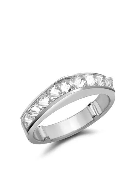 Pragnell 18kt white gold RockChic peaked diamond ring Silver F0506