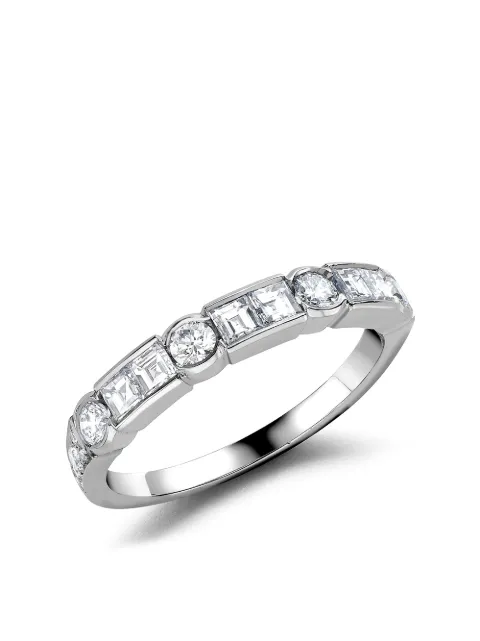 Pragnell platinum Antrobus diamond half eternity ring Silver AC0023