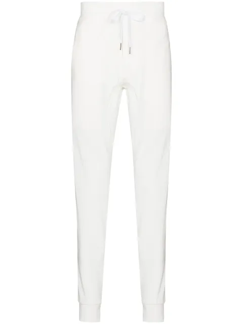 TOM FORD Fluid velour track pants White TFJ207BW277