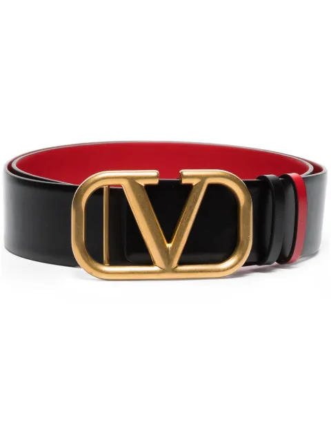 Valentino Garavani VLogo Signature 40mm reversible belt Black WT0S11ZFR