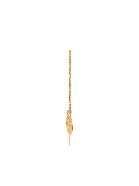 Imogen Belfield Dagger ear chain single earring Gold CYCADDAGGEREARCHAINSINGLEGOLD