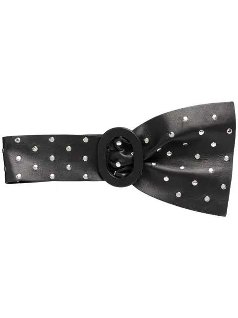 RED(V) studded sash belt Black QT0A97CSK