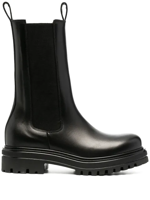 Scarosso chunky rubber-sole boots Black NAOMICHELBLACALF