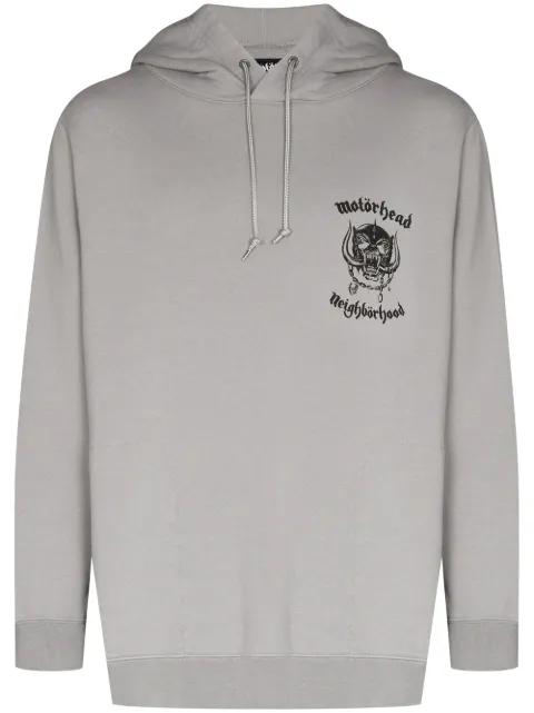 Neighborhood x Motorhead print hoodie Grey 202UWMHNCSM01S