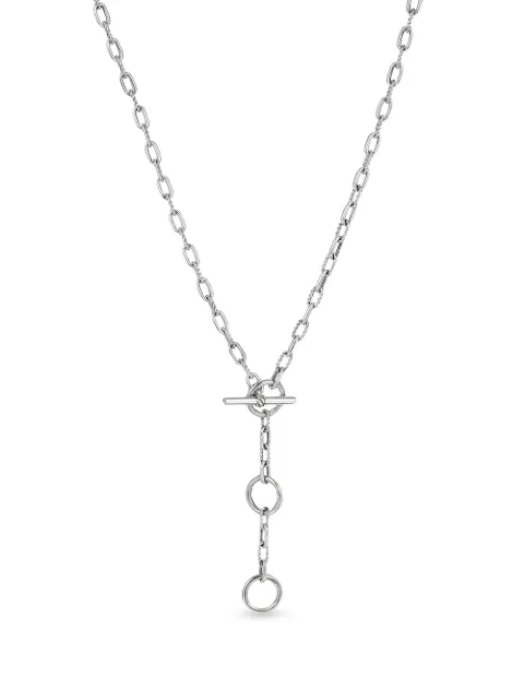David Yurman 3mm 3-ring chain necklace Silver N17036SS