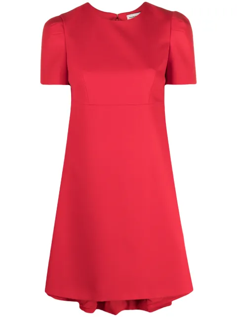 Alexander McQueen round neck dress Red 646250QJAAC