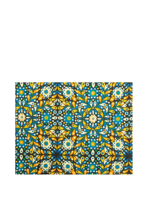La DoubleJ floral-print tablemat (set of 2) Blue TBM0001LIN001CON0002