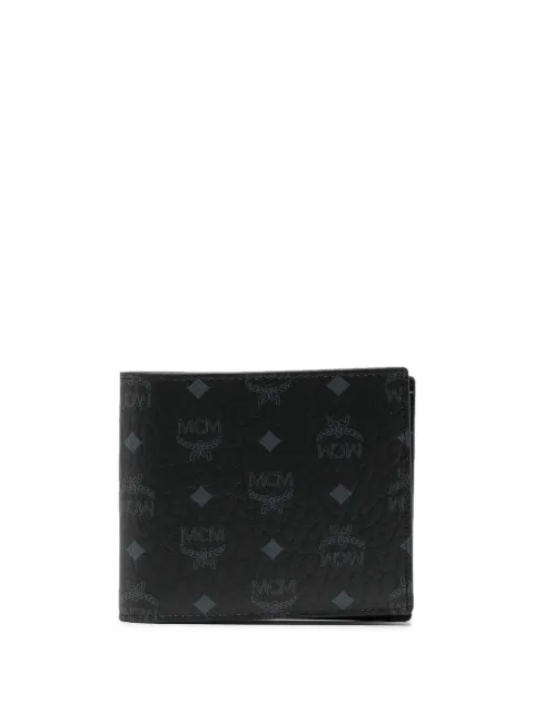 MCM small monogram-print bi-fold wallet Black MXSAAVI01