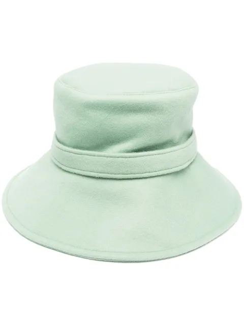 Alberta Ferretti logo plaque bucket bag Green AEF202U36026629