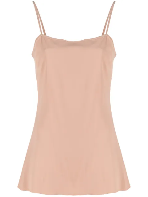 Alberta Ferretti square-neck camisole vest Neutrals AEF202U08076616
