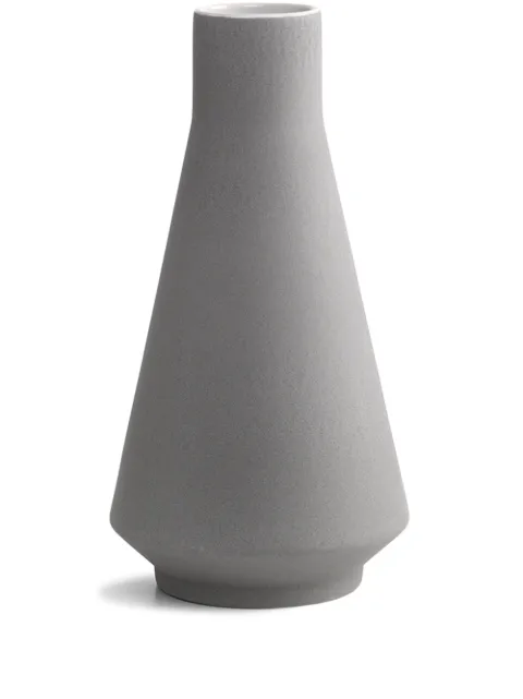 Karakter geometric-shaped ceramic vase Grey 200249