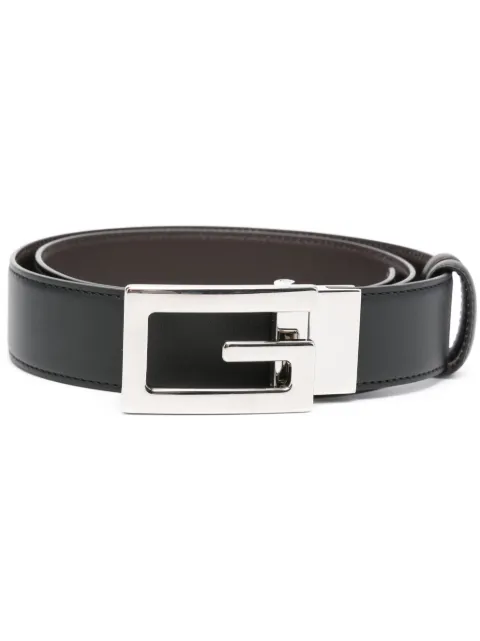 Gucci logo-buckle reversible belt Black 626974AP0BN1062